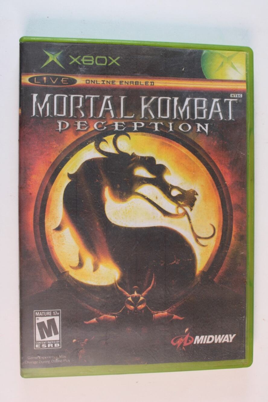 Mortal Kombat: Deception (Microsoft Xbox, 2004) W/ Manual, Tested/Works